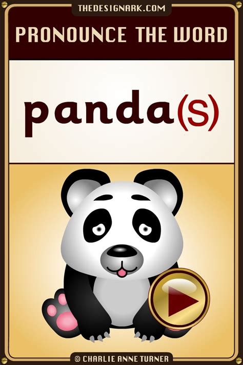 panda pronunciation